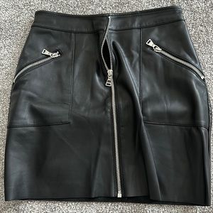 Express Vegan leather skirt